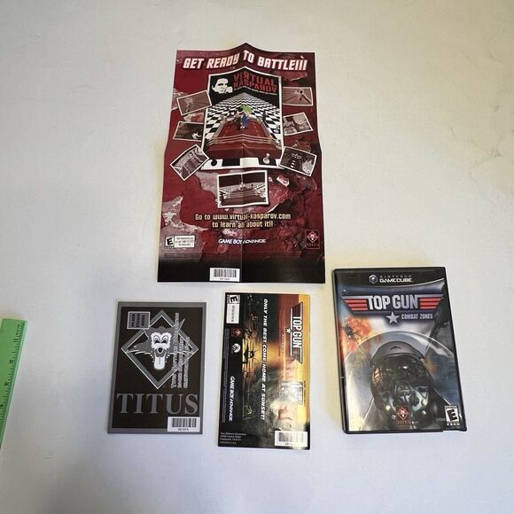 Nintendo Game Cube Top Gun Combat Zone Complete CIB with Poster And Registration - Picture 9 of 10